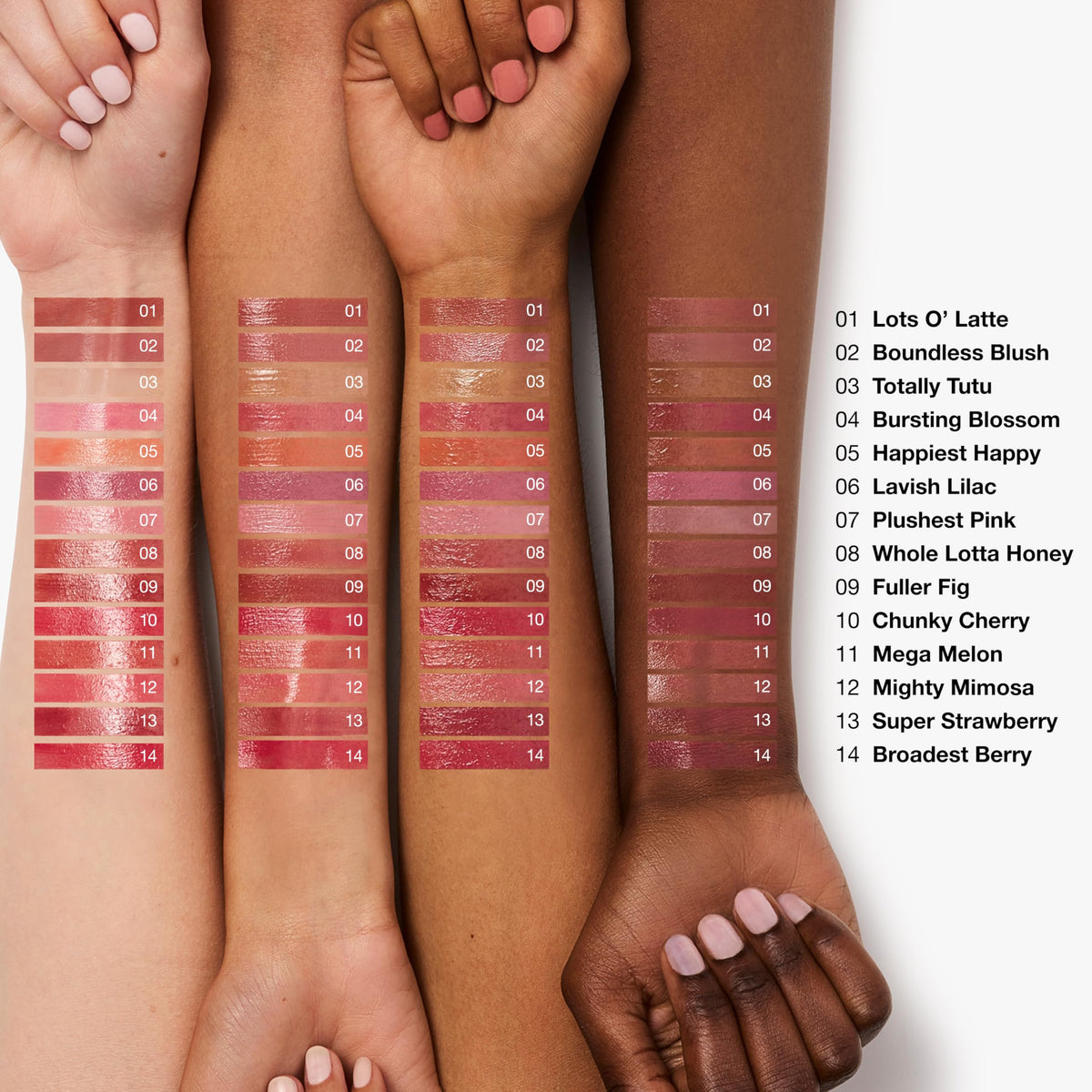 Model applying Clinique Chubby Stick Tinted Lip Colour Balm