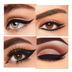 Model applying Kaely Gel Eyeliner Pencil for a smoky eye look