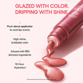 Model applying LANEIGE Glaze Craze Tinted Lip Serum