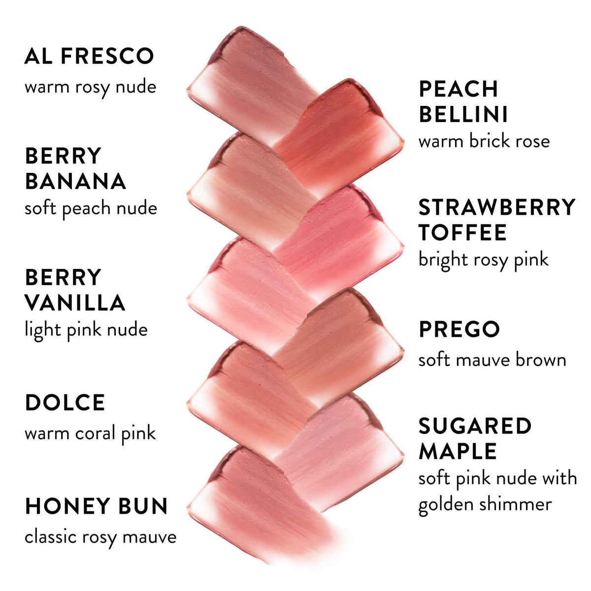 Model applying LAURA GELLER Italian Marble Sheer Hydrating Lipstick