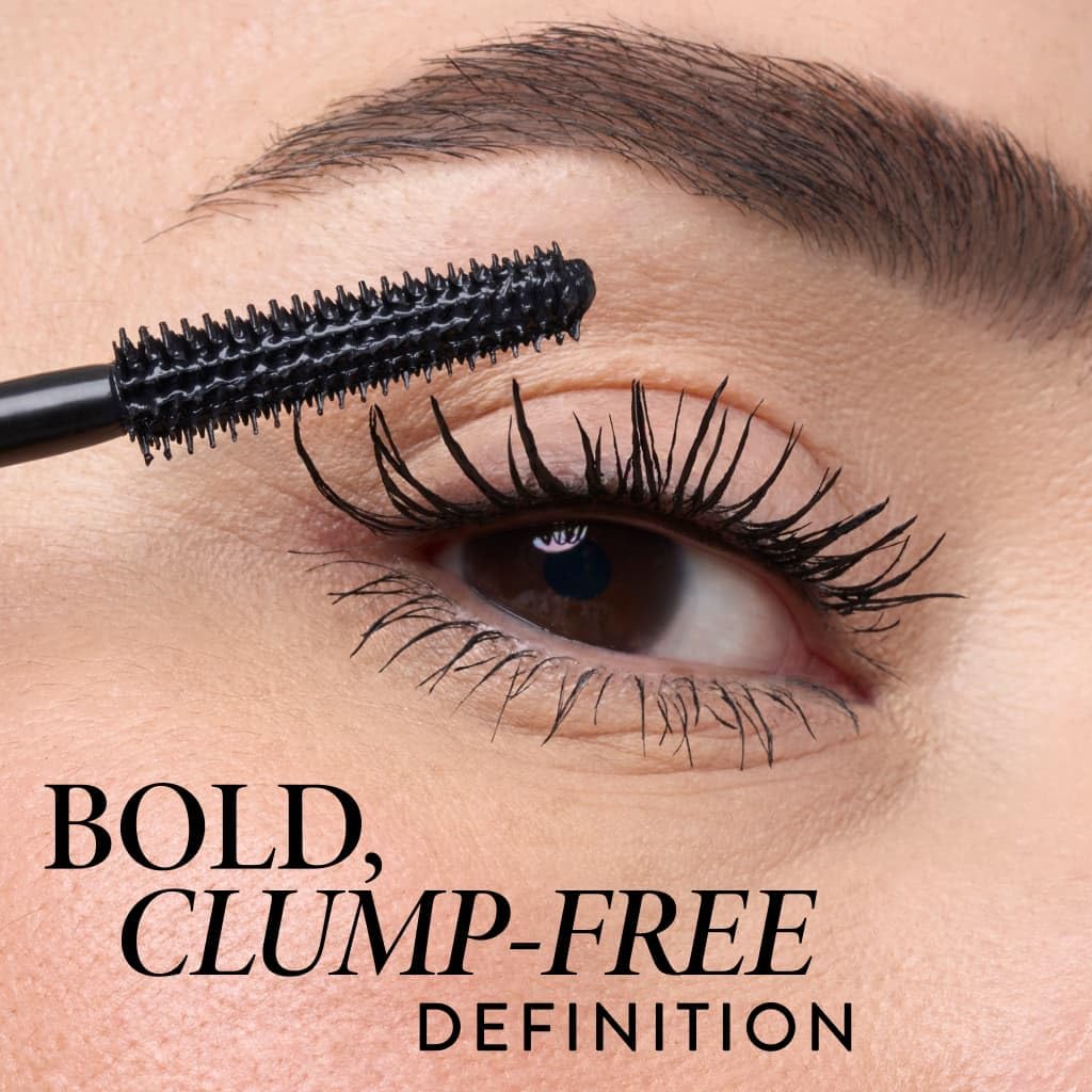 Model applying LAURA GELLER Kajal Longwear Mascara