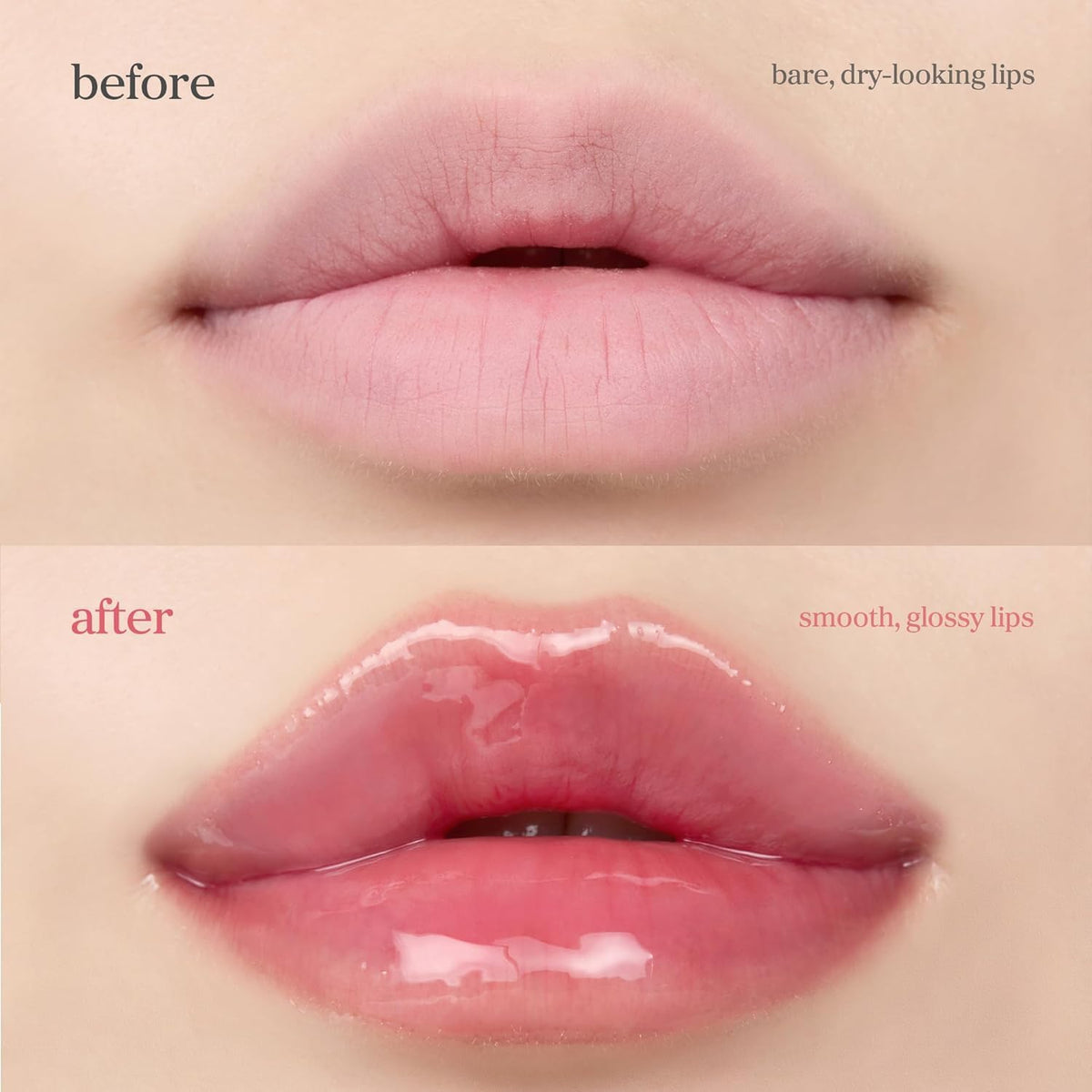 Model applying NOONI lip gloss outdoors