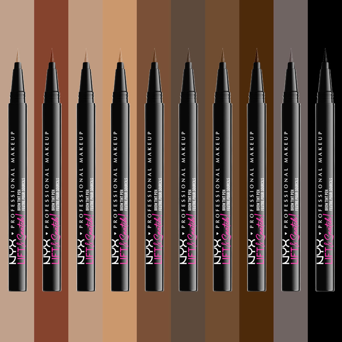 Model applying NYX Lift & Snatch Eyebrow Tint Pen