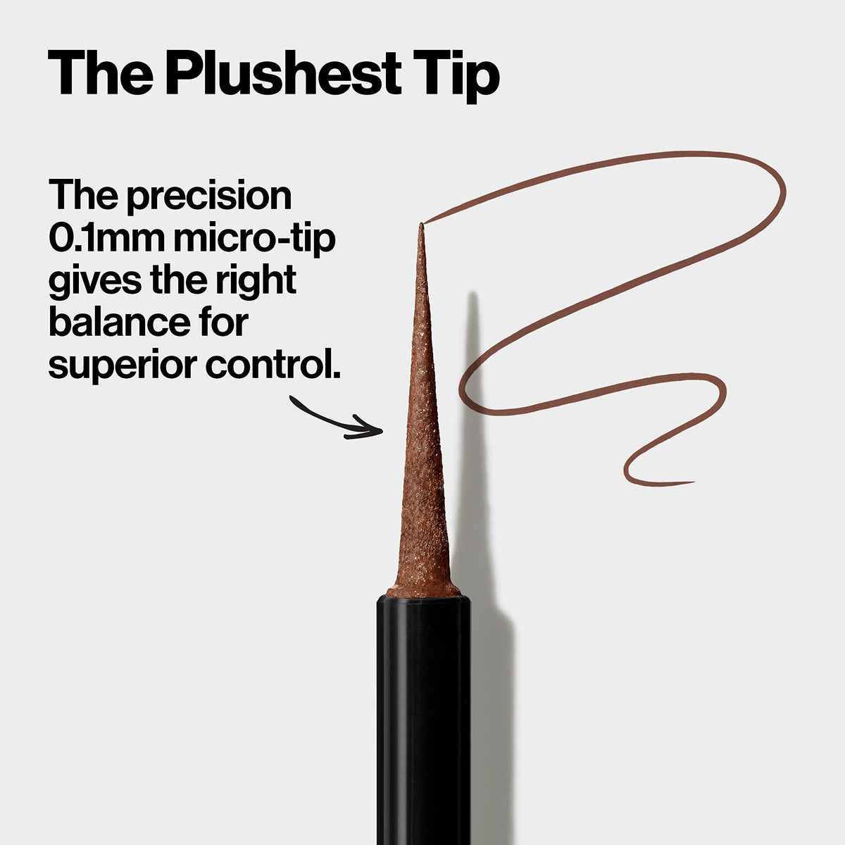 Model applying REVLON ColorStay Micro Liquid Liner