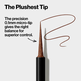 Model applying REVLON ColorStay Micro Liquid Liner