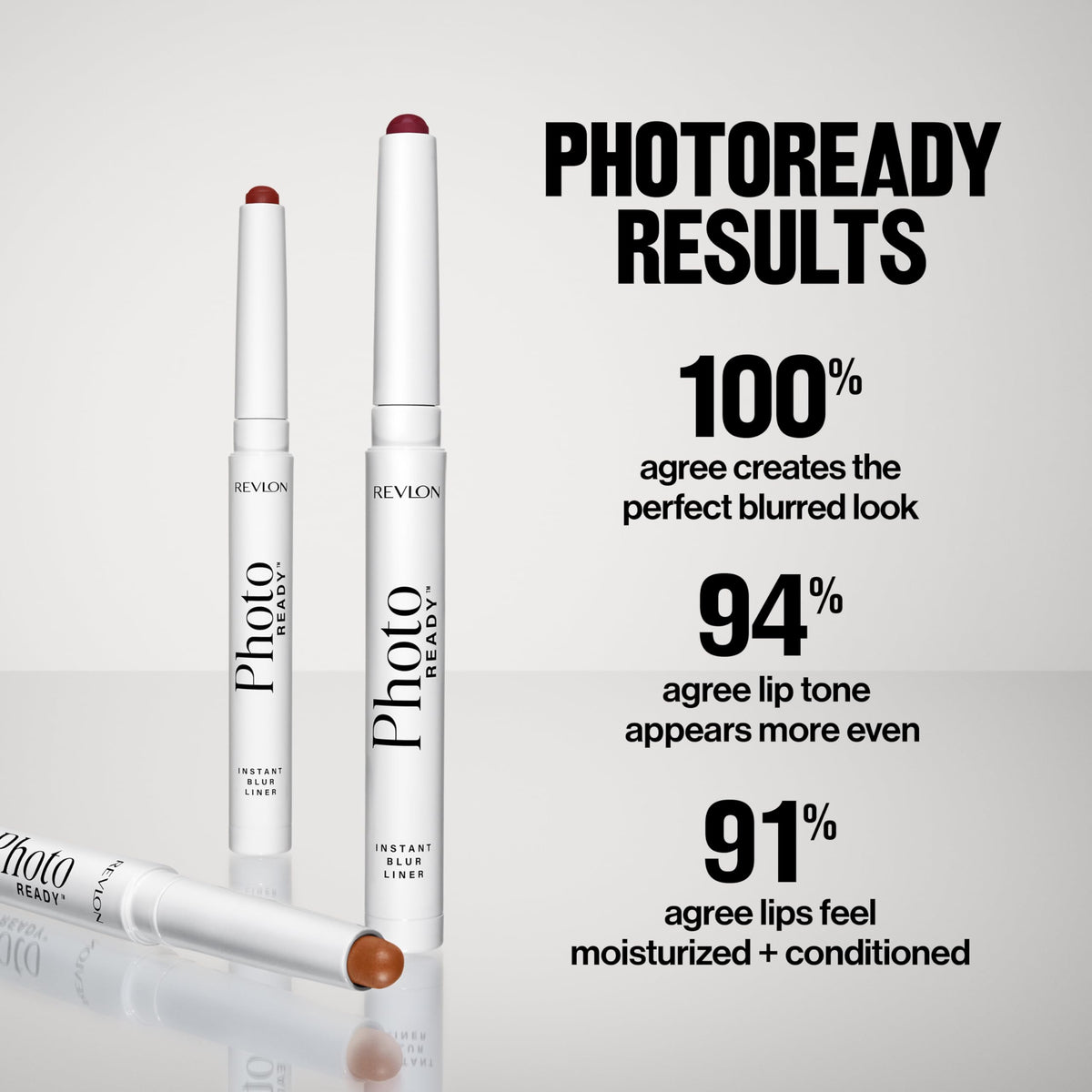 Model applying REVLON PhotoReady Instant Blur Liner