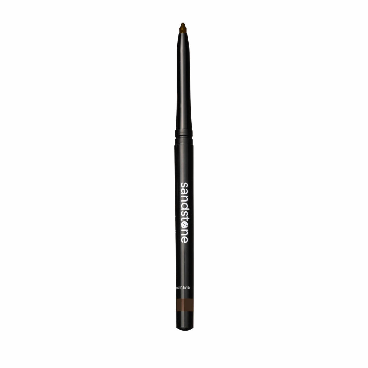 Model applying Sandstone Scandinavia Waterproof Eyeliner Pencil