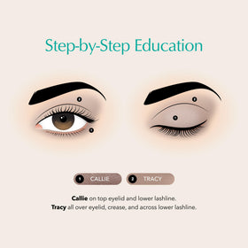 Model applying Thrive Causemetics Brilliant Eye Brightener Stick