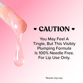 Model applying Too Faced Lip Injection Maximum Plump Gloss
