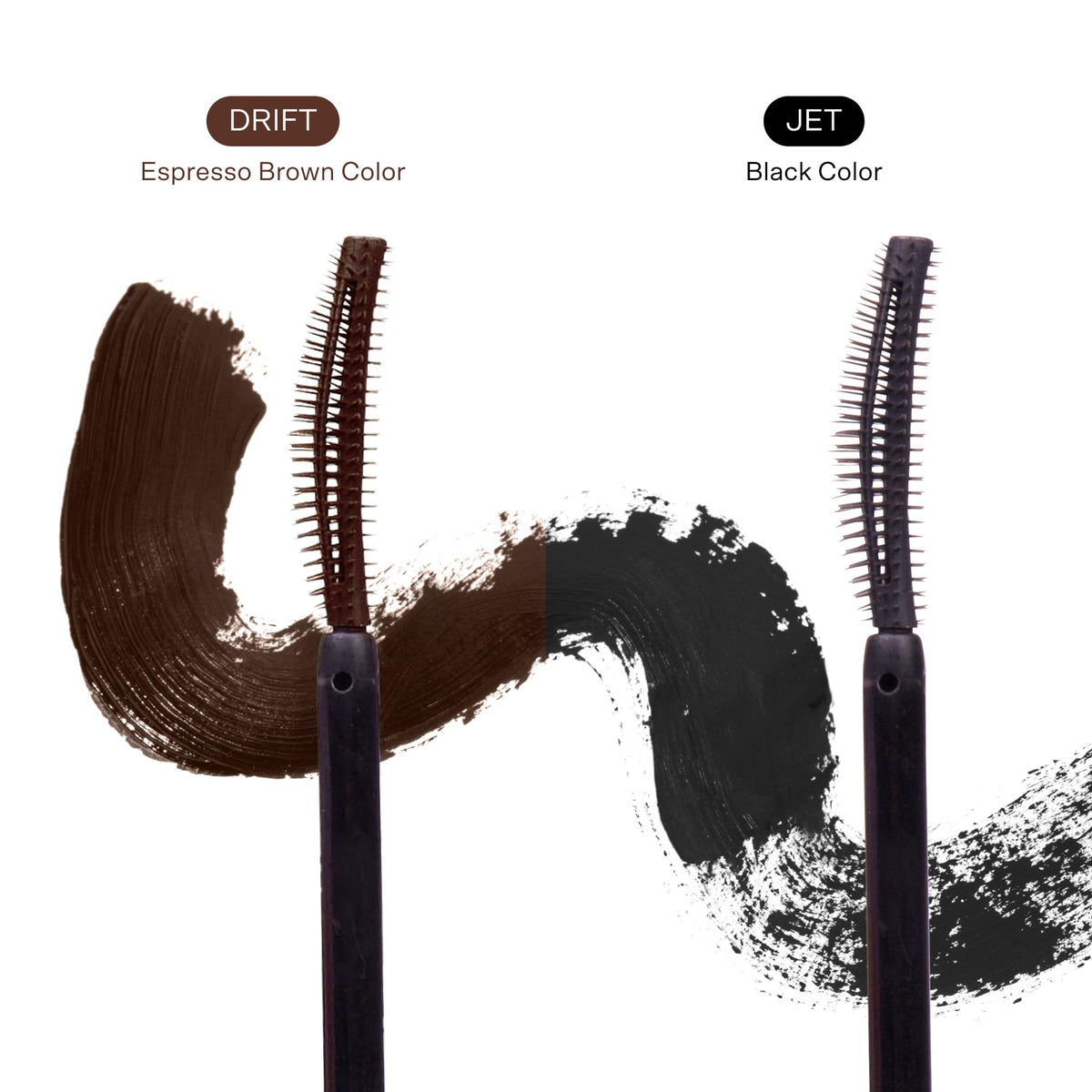 Model applying Tower 28 mascara for voluminous lashes