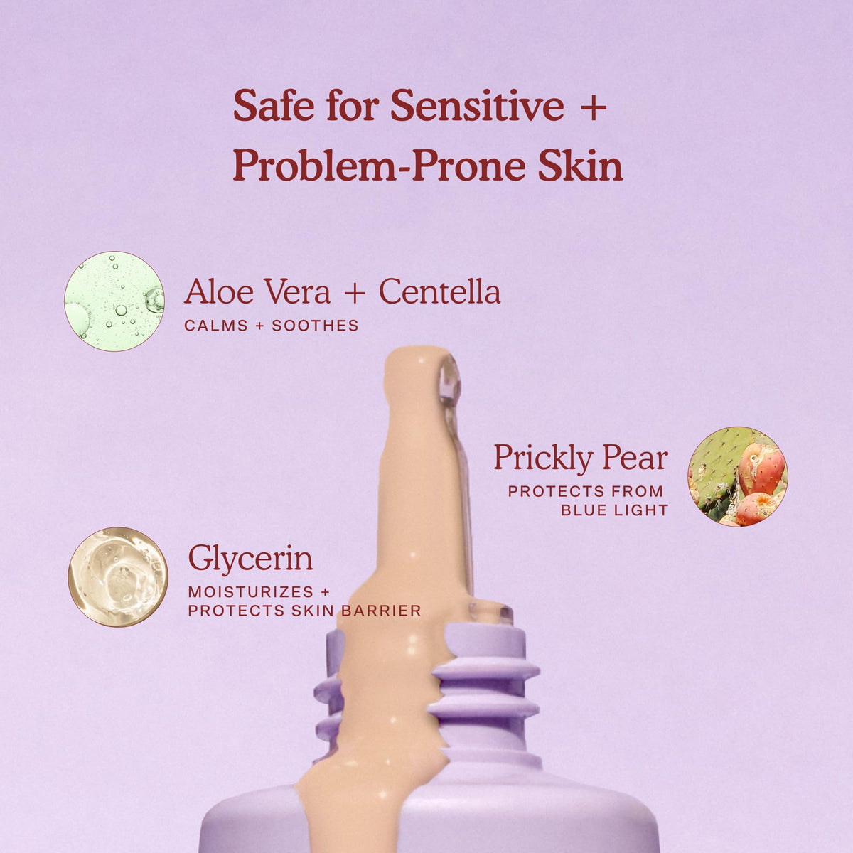 Model applying Tower 28 SunnyDays SPF 30 Tinted Sunscreen Foundation Shade 60