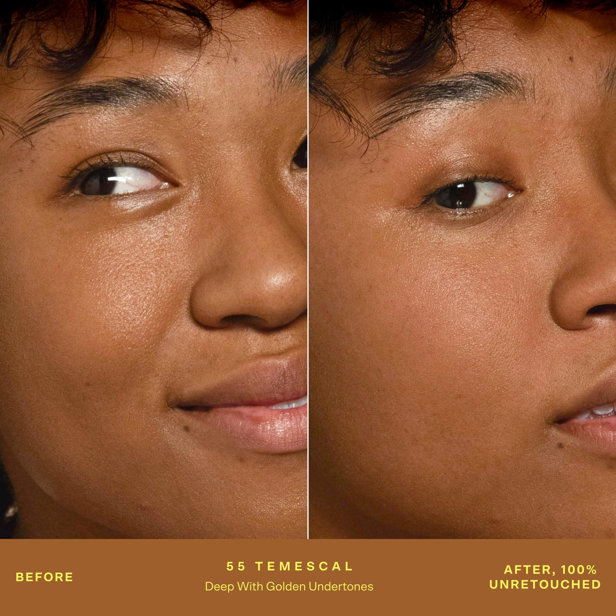 Model applying Tower 28 SunnyDays SPF 30 Tinted Sunscreen Foundation Shade 55