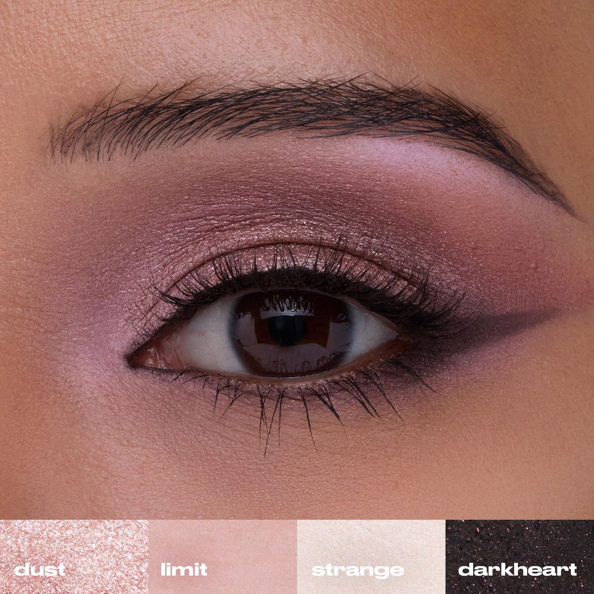 Model applying URBAN DECAY Naked3 Eyeshadow