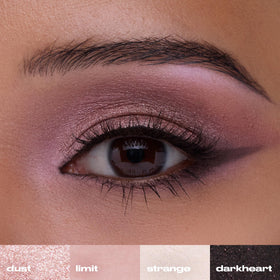 Model applying URBAN DECAY Naked3 Eyeshadow