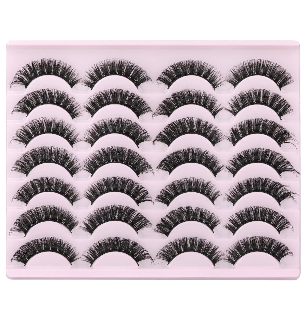 Model applying zanlufly False Eyelashes