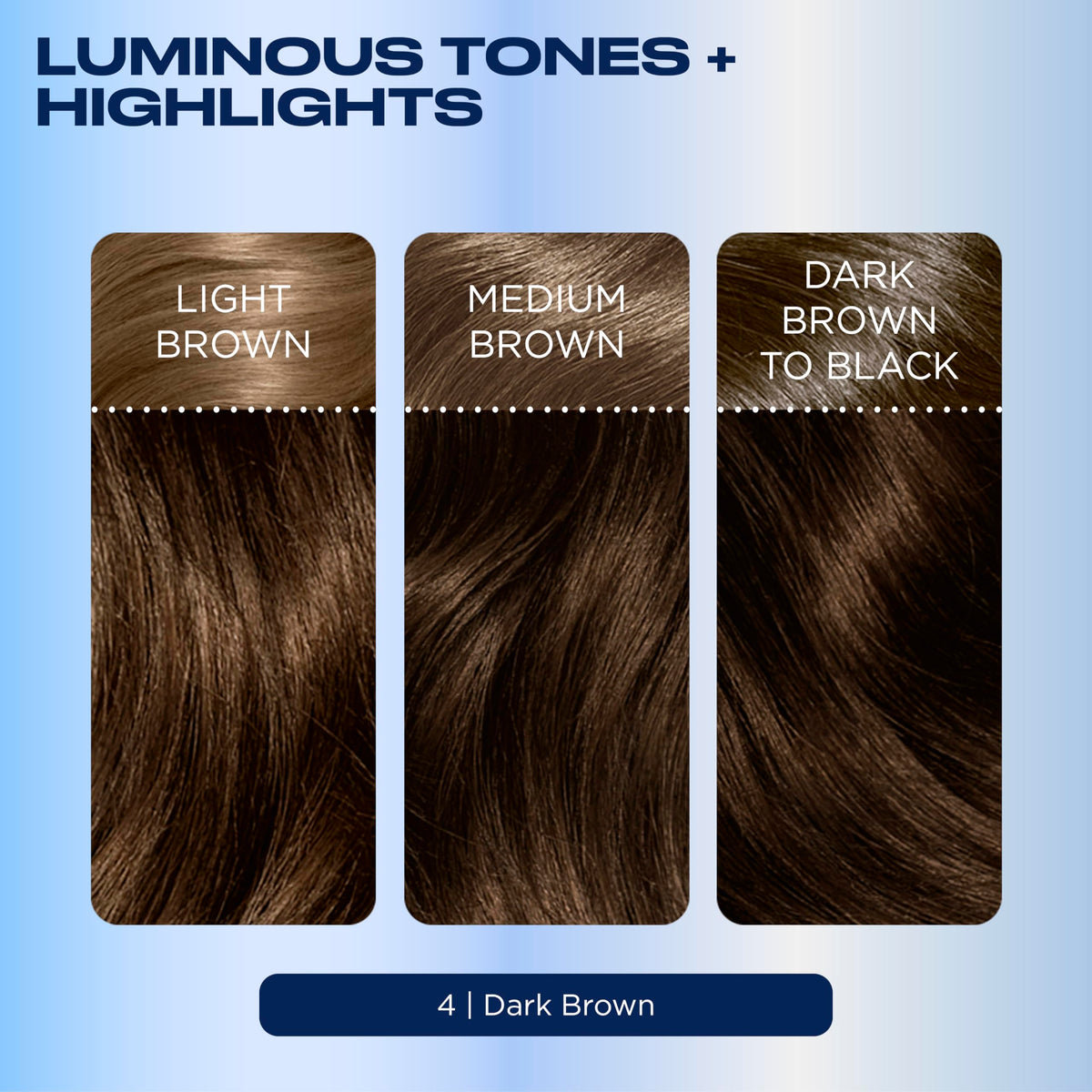 Model showcasing beautiful hair colour after using Clairol