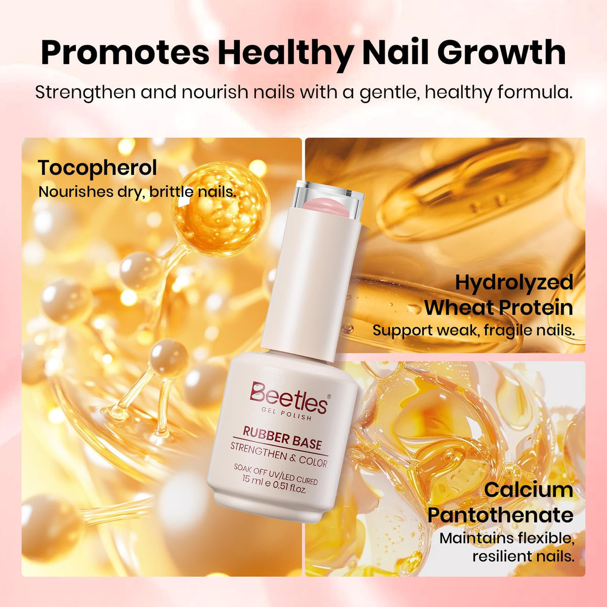 model showcasing nails with beetles Gel Polish Rosy Nude Pink