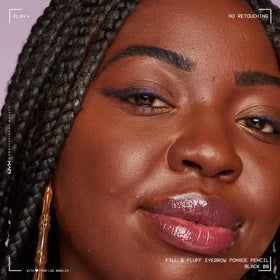 Model using NYX Fill & Fluff Eyebrow Pomade Pencil