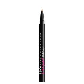 Model using NYX Lift & Snatch Eyebrow Tint Pen in Taupe