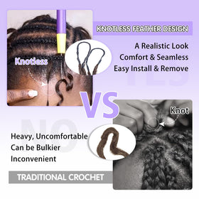 Model wearing CanaryFly Chocolate Brown Burmese Curly Crochet Hair