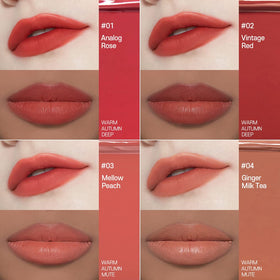 Model wearing ETUDE Fixing Tint Lipstick 4g