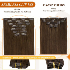 Model wearing Full Shine Clip-in Extensions styled in loose waves