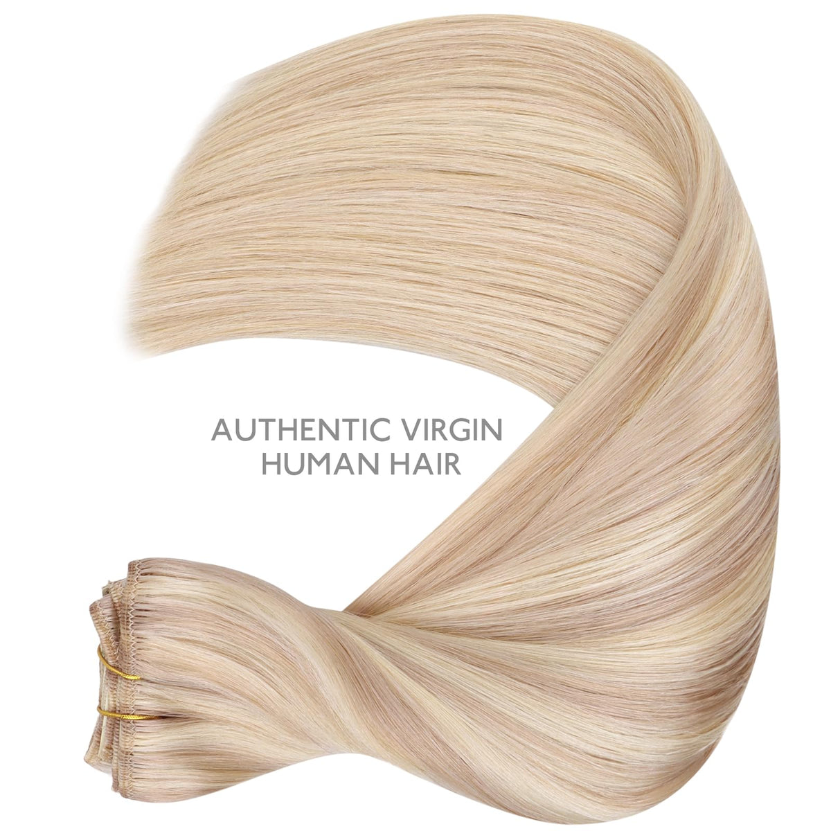 Model wearing Wennalife Clip In Hair Extensions styled in a casual look