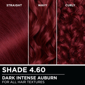 Model with shiny hair after using Garnier Olia 4.60