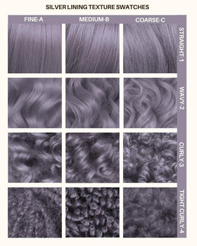 Model with vibrant silver hair using Lunar Tides