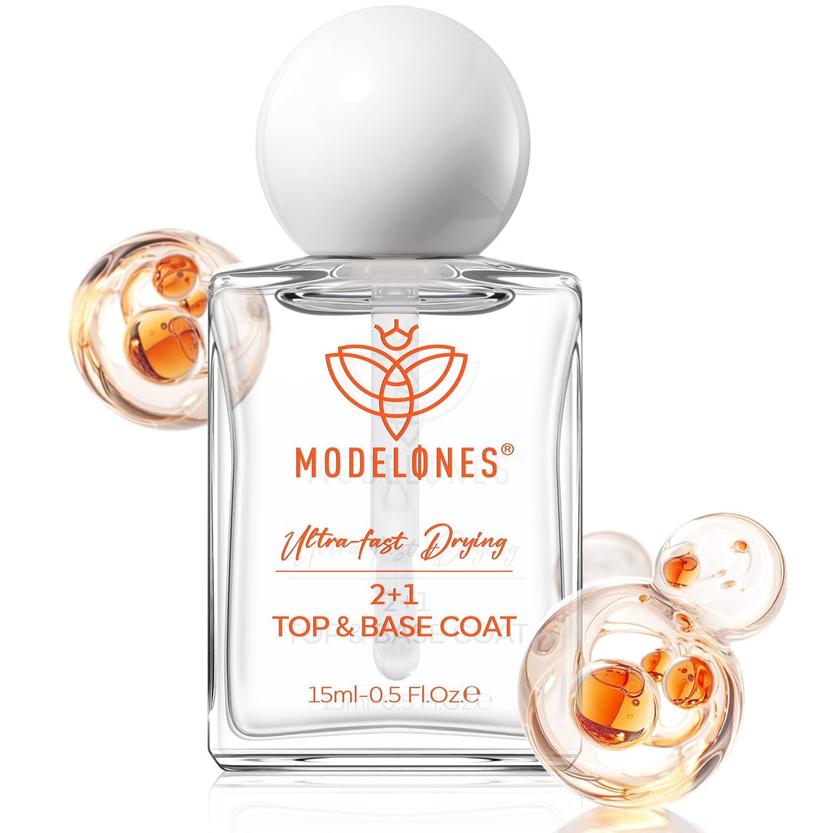 modelones 3-in-1 Nail Polish front view with glossy finish