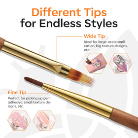 modelones 3D Nail Gel application on nails
