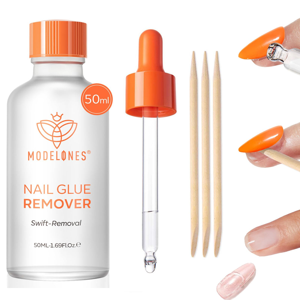 modelones 50 ML Nail Glue Remover bottle front view