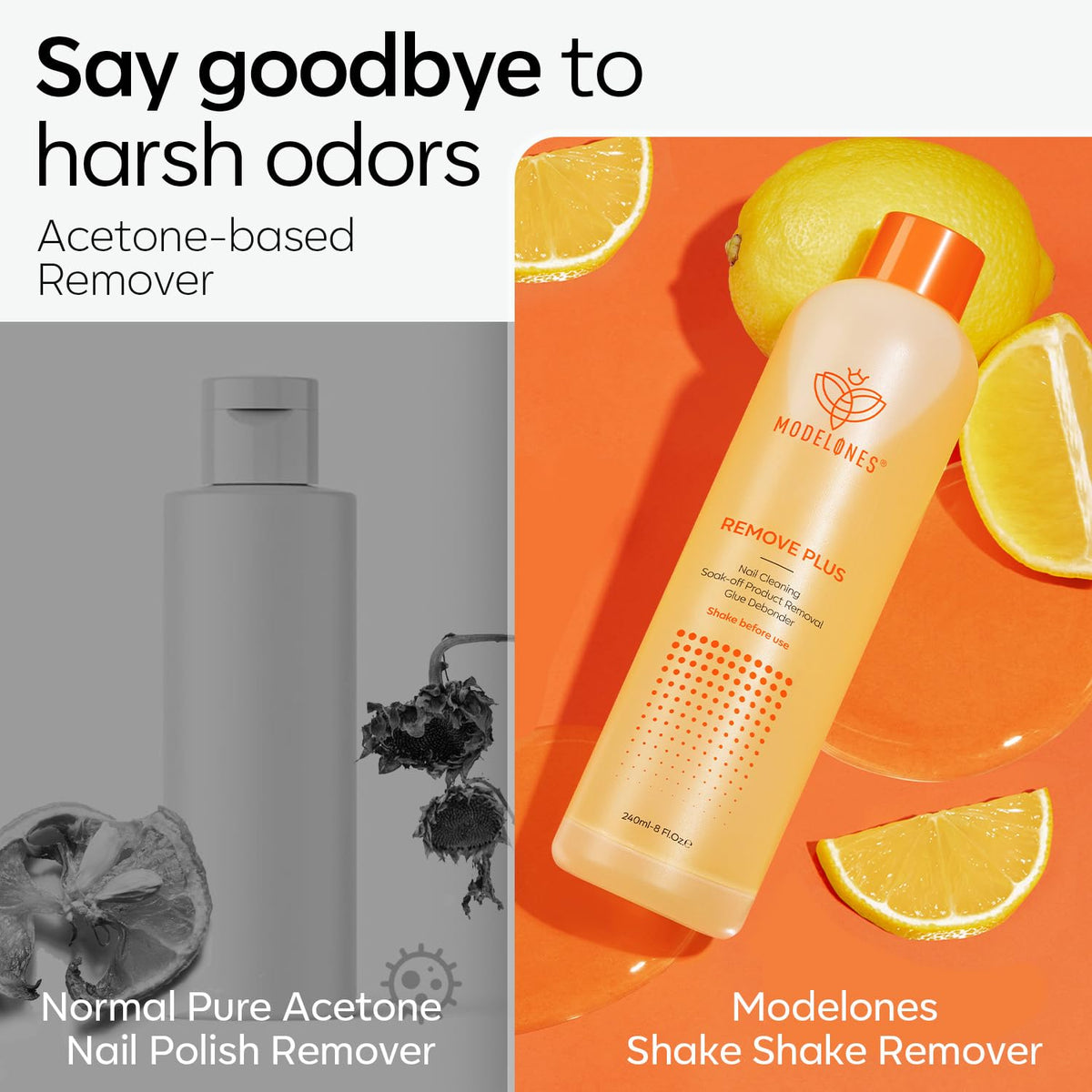 modelones Acetone Nail Polish Remover showing texture