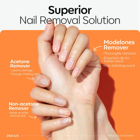modelones Acetone Nail Polish Remover with osmanthus scent