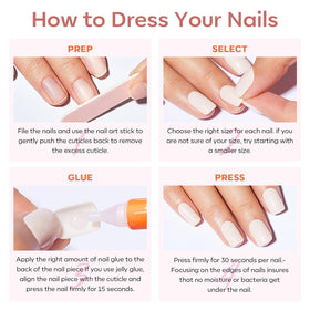 modelones Black French Tip Press On Nails in a lifestyle setting