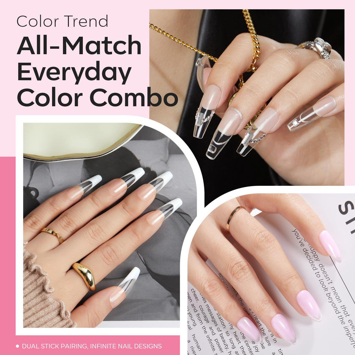 modelones Builder Nail Gel application on nails