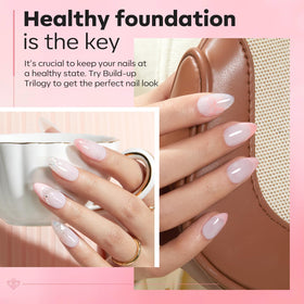 modelones Builder Nail Gel application on nails