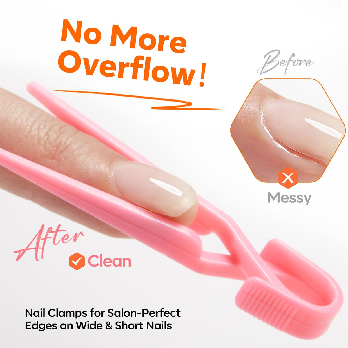 modelones Builder Nail Gel application process