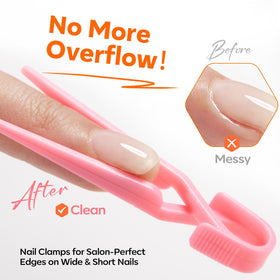 modelones Builder Nail Gel application process