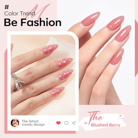 modelones Builder Nail Gel Blush Berry side view