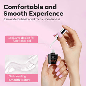 modelones Builder Nail Gel clear base coat texture