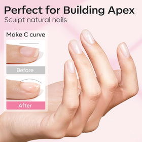 modelones Builder Nail Gel clear base coat with brush