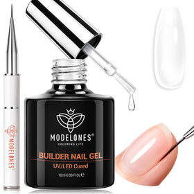 modelones Builder Nail Gel clear bottle front view