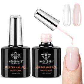 modelones Builder Nail Gel clear bottle front view
