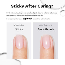modelones Builder Nail Gel curing under UV lamp