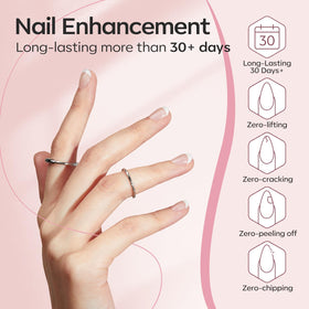 modelones Builder Nail Gel curing under UV lamp