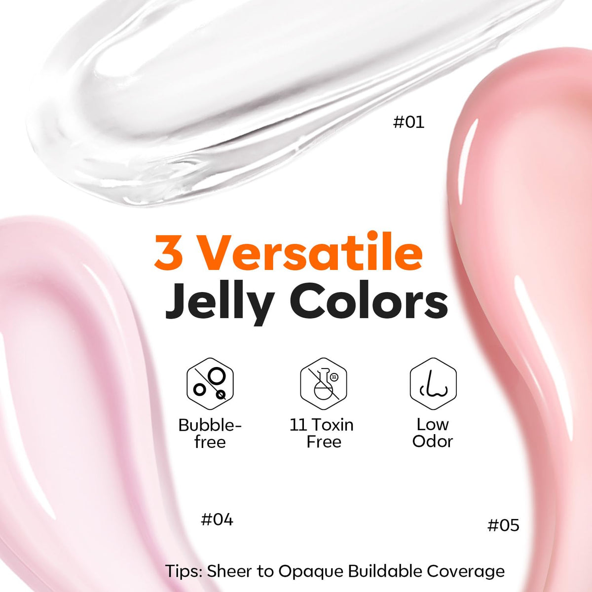 modelones Builder Nail Gel finished nail art