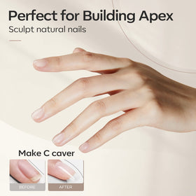 modelones Builder Nail Gel packaging with dimensions