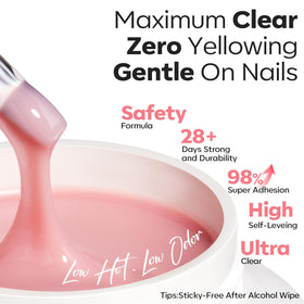 modelones Builder Nail Gel pink jar front view