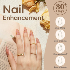 modelones Builder Nail Set 6 Pcs on a nail art display
